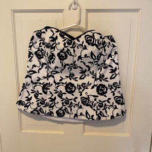 White House Black Market Neck Back Tie Halter Top - XL